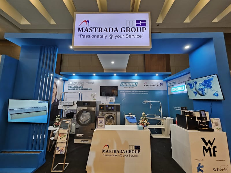 Mastrada Group Brings Smart Laundry Solutions to Medan Hospital Expo 2023
